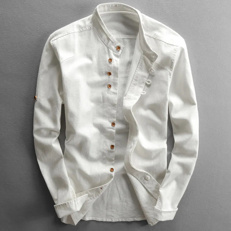 ORVN Franco Linen Cotton Shirt