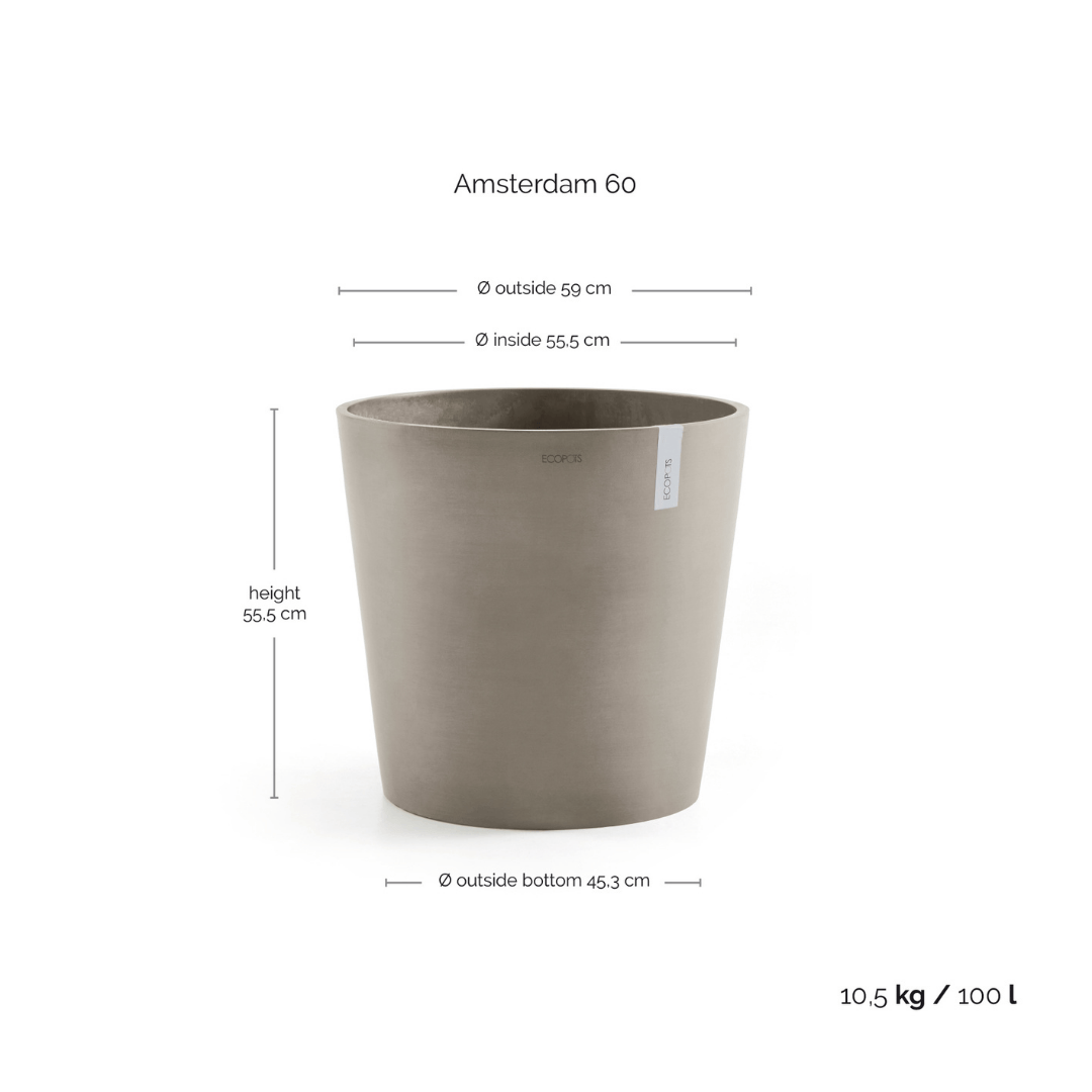 Ecopots Amsterdam Taupe