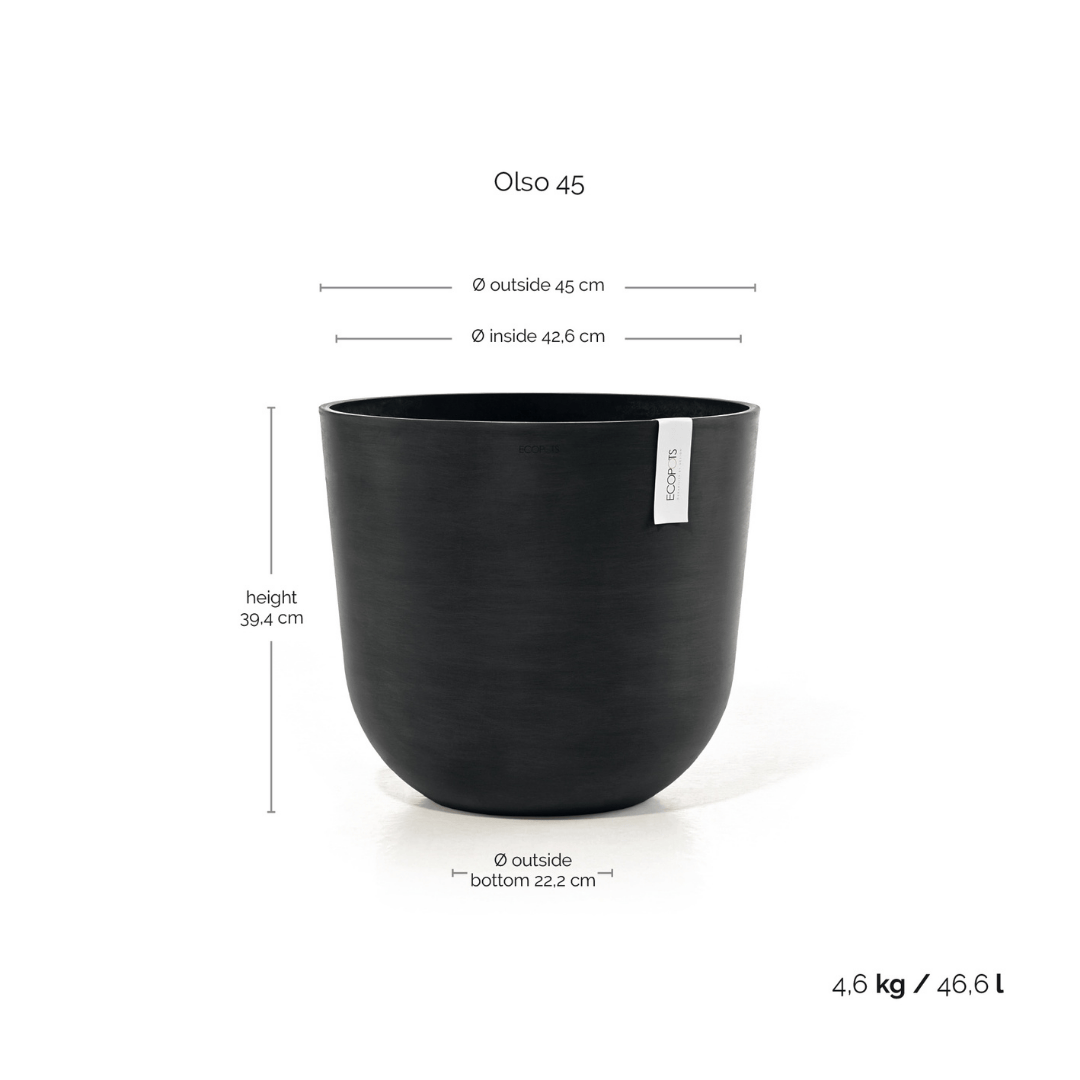Ecopots Oslo Dark Grey