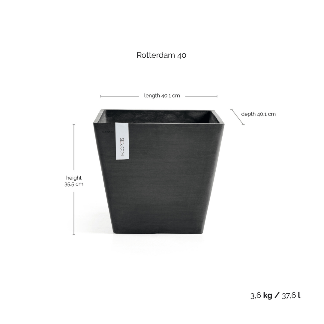 Ecopots Rotterdam Dark Grey