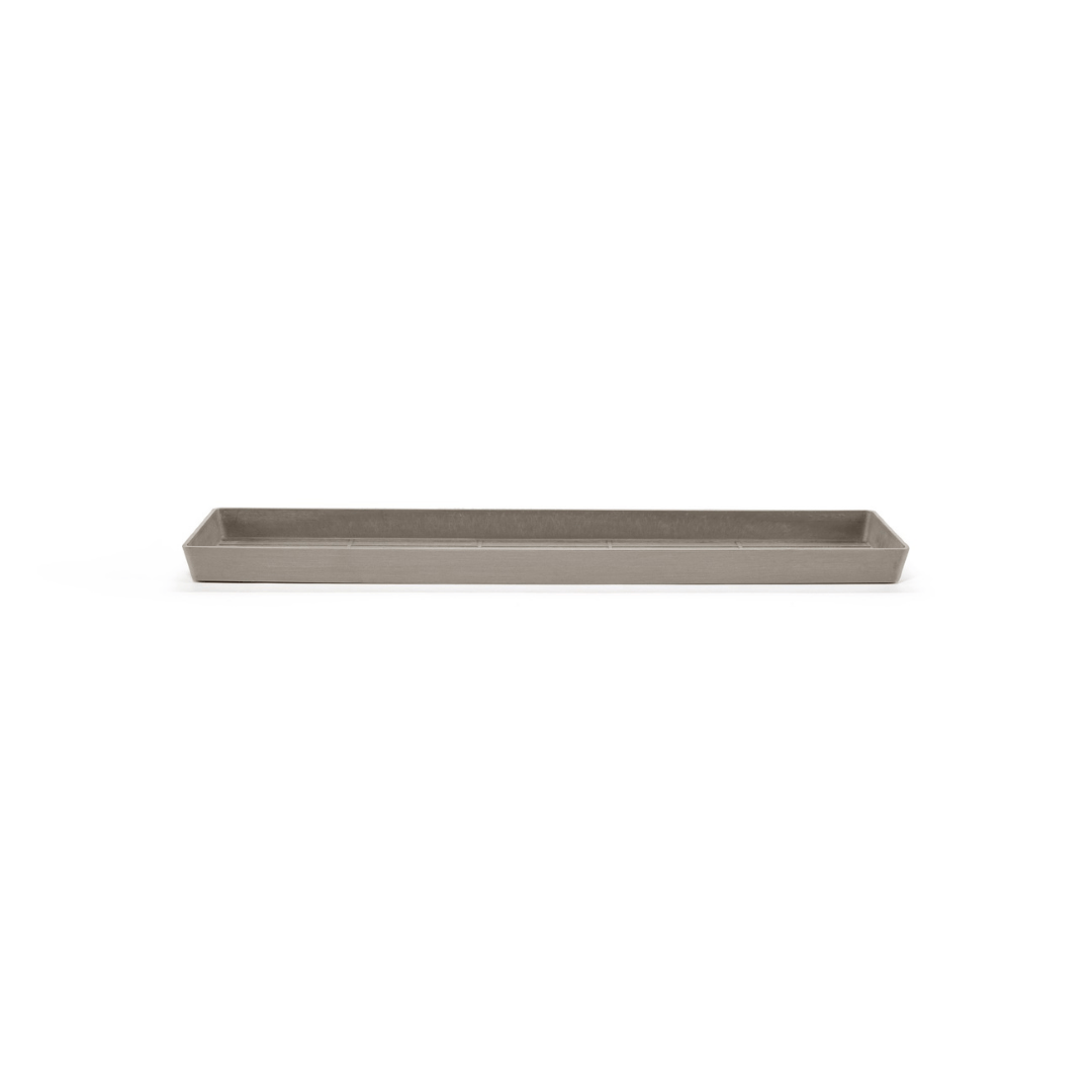 Ecopots Saucer Rectangular Taupe