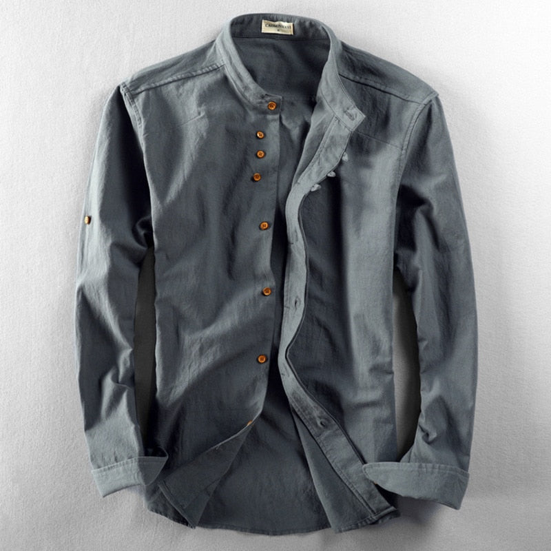 ORVN Franco Linen Cotton Shirt