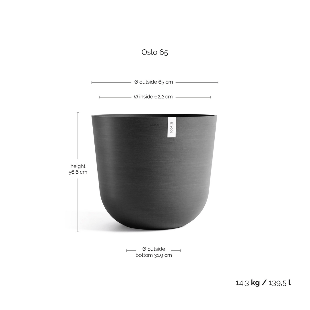 Ecopots Oslo Dark Grey