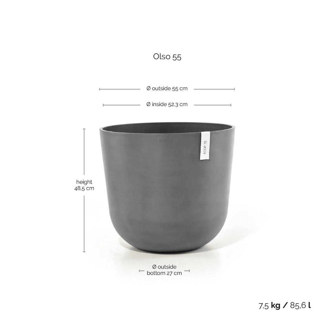 Ecopots Oslo Grey