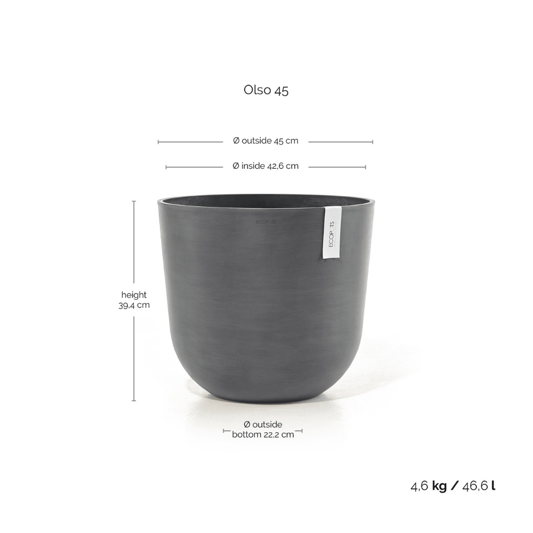 Ecopots Oslo Grey